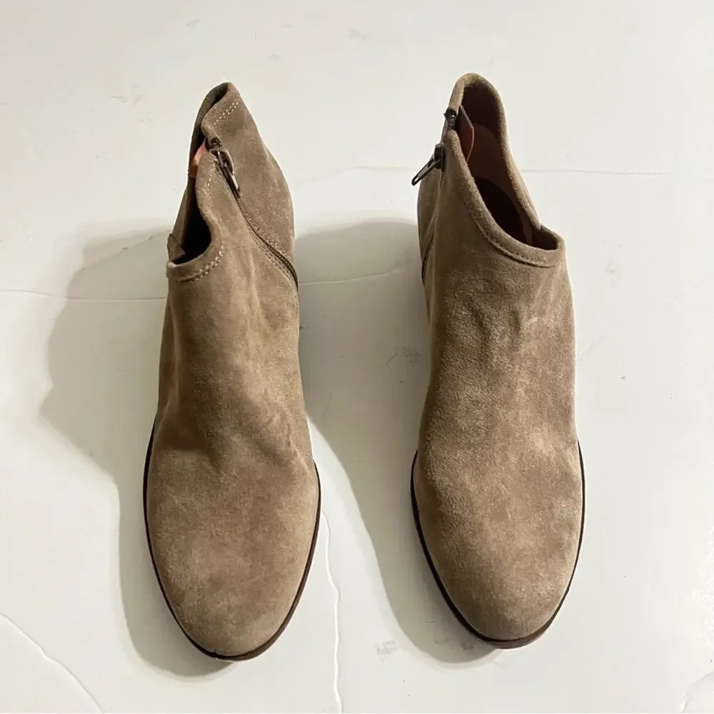 Lucky Brand Suede Brekke Ankle Bootie Size 12